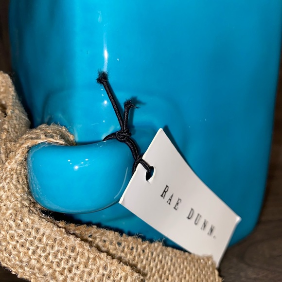 Rae Dunn WELCOME Bird House Beautiful Teal - Picture 2 of 2